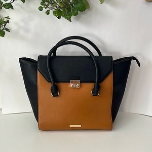 Heys Brand Faux Leather Structured Purse, Vegan